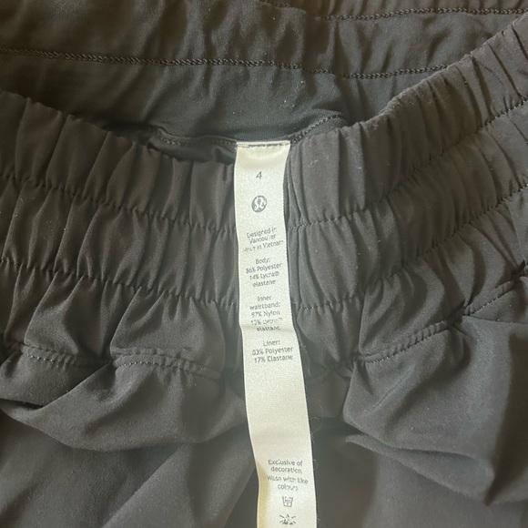 Black lululemon shorts - Picture 2 of 3